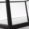 Mesa de centro Blackhill - 80 x 80 cm cristal y acero acabado negro en Negro - Mesas de living, Uruguay | Kavehome, vista 4 de 6