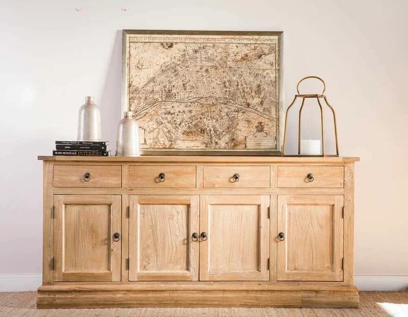 APARADOR OLMO - 1.80 MTS en Madera natural - Bibliotecas, Uruguay | La Iberica, vista 3