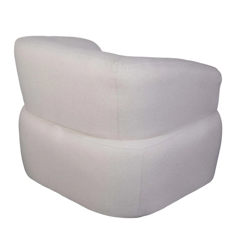 Butaca 1 Cuerpo Tela Natural-beige Gaia Natural en Blanco - Sillones y sofás, Uruguay | Divino, vista 6