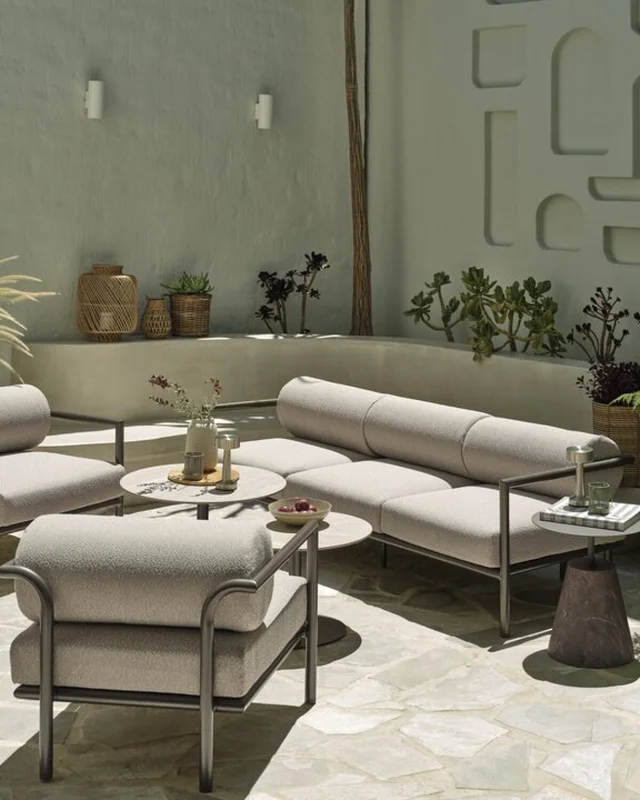 Juego de jardín BRUMUNDDAL 5 personas marrón en Marrón - Muebles para el exterior, Uruguay | JYSK, vista 3