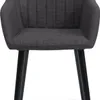 Silla de comedor ADSLEV tela gris antracita en Gris - Sillas, Uruguay | JYSK, vista 2 de 5