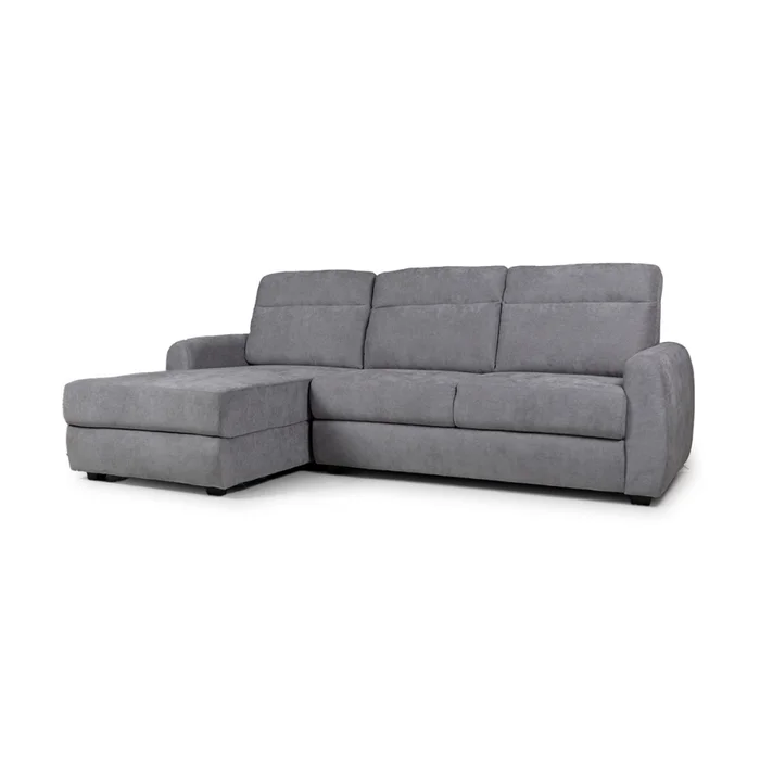 Rinconera Elyon - Tela Microfibra - Chaise izquierdo - 9250 (Grafito) en Gris - Sillones y sofás, Uruguay | NYR
