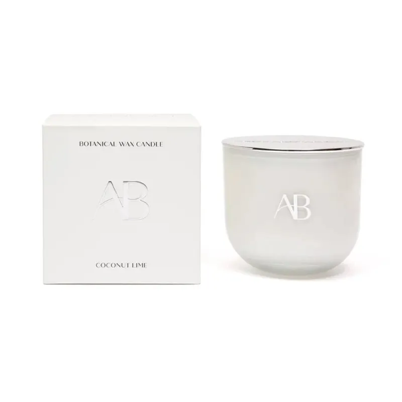 VELA AROMATIVA 340G COCONUT LIME BLANCO en Blanco - Velas y Portavelas, Uruguay | Decohogar