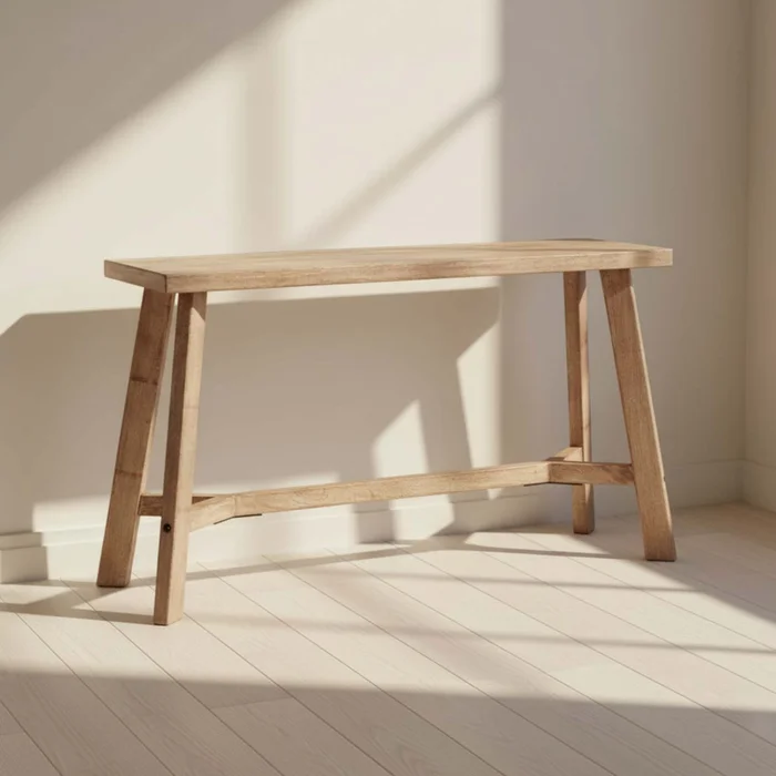 Consola Madera Natural-beige Ozzy Natural en Madera natural - Mesas de living, Uruguay | Divino