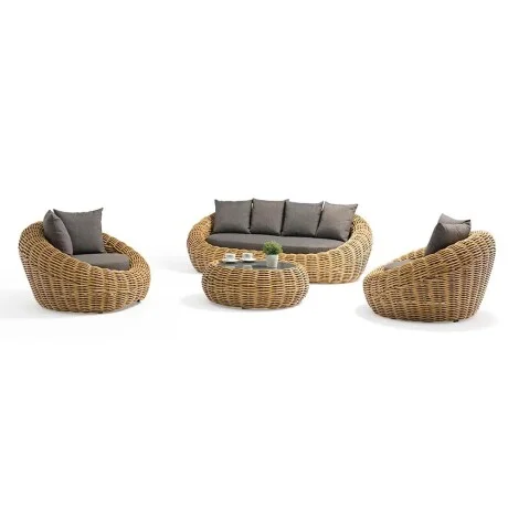 Juego de jardin Mykonos en Beige - Muebles para el exterior, Uruguay | La Cueva Muebles, vista 12