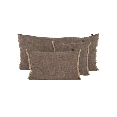 ALMOHADON CUBA LINO en Marrón - Textiles, Uruguay | Masinfinito Casa