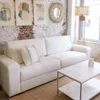 Mesa de Centro Ratona Rectangular Tapa Doble (Mármol y Hierro Dorado) - Mesas de living, Uruguay | Berna home, vista 3 de 5