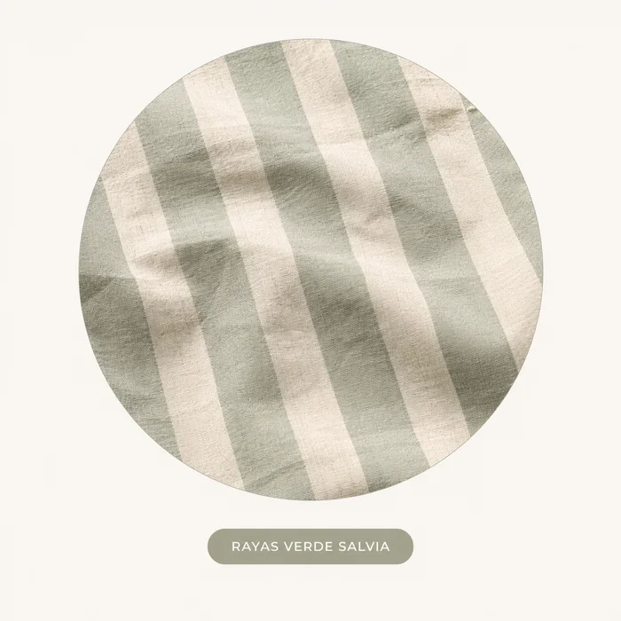 Almohadón Stripe en Verde - Textiles, Uruguay | Decilo con Alma, vista 2