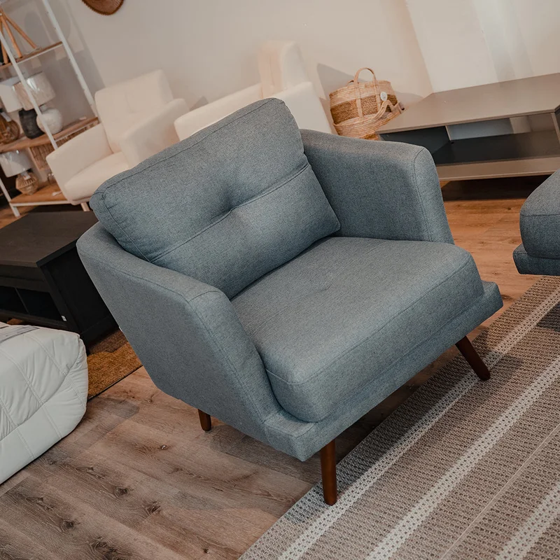 Sillon Poltrona 1 Cuerpo Trinidad - Gris Oscuro en Gris - Sillones y sofás, Uruguay | Ecowood, vista 5