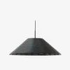 Pantalla para lámpara de techo Saranella de ratán sintético negro - Ø 70 cm en Negro - Muebles para el exterior, Uruguay | Kavehome, vista 1 de 4