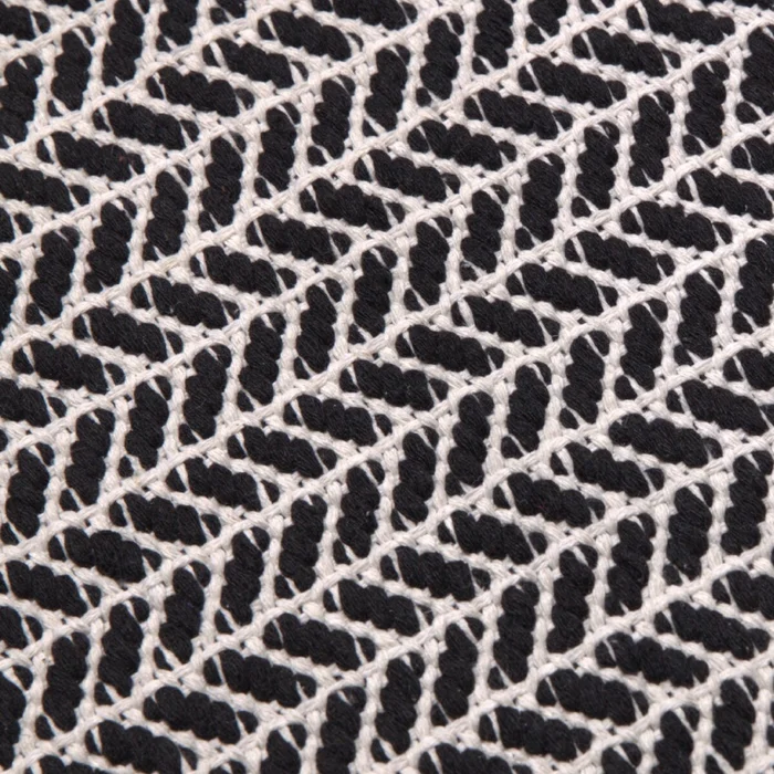 Alfombra tejida 60x90cm - 60x90cm en Negro - Alfombras, Uruguay | Buho Store, vista 3
