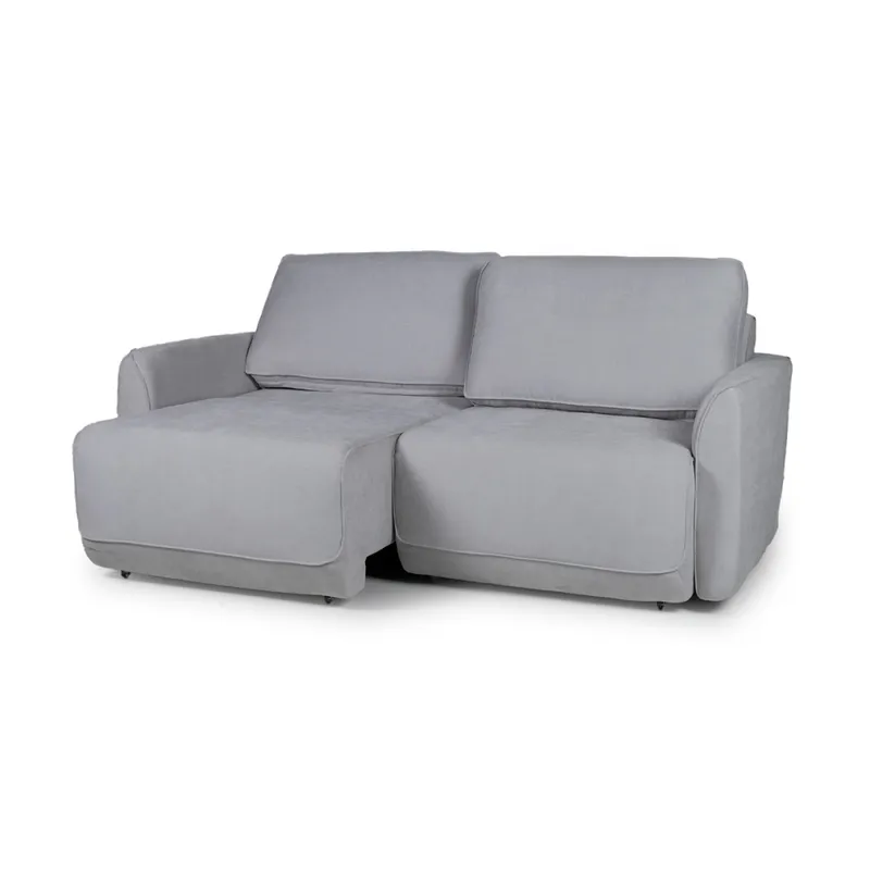 Sofá Cama Ravena - Tela Microfibra - 9252 (Gris) en Gris - Sillones y sofás, Uruguay | NYR