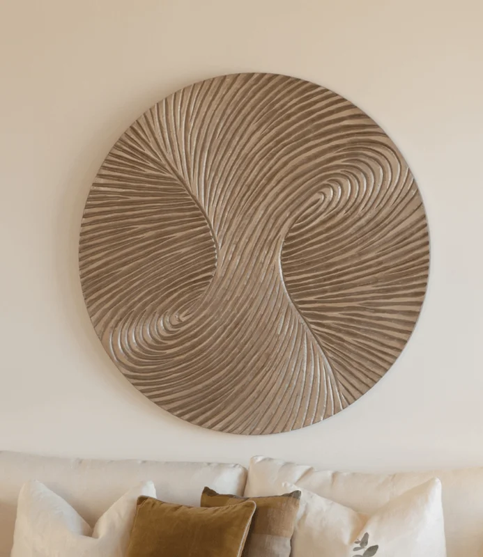 ARTE TRIBAL CIRCULAR DORADO en Dorado - Espejos, Uruguay | Masinfinito Casa, vista 3