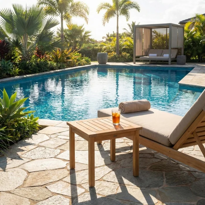 Mesa de Patio - Ipanema - Jatobá en Marrón - Muebles para el exterior, Uruguay | Rústico Hogar, vista 2