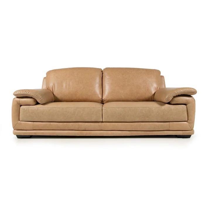 Sofá Space - Cuero Natural - 2,5 cuerpos - A fabricar en Beige - Sillones y sofás, Uruguay | NYR, vista 2