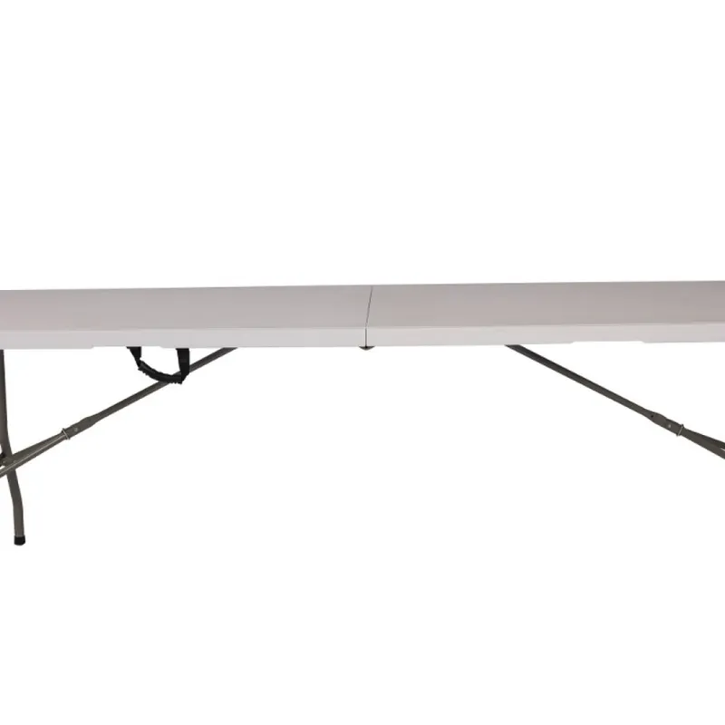 MESA PLEGABLE POLIPROPILENO 240 CM en Blanco - Muebles para el exterior, Uruguay | Alfa Ventas