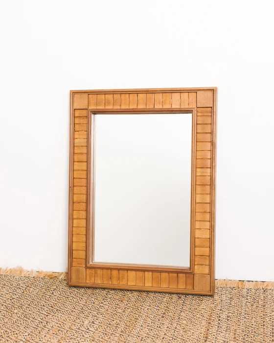 ESPEJO TRAMANDAÍ 80x60 en Madera natural - Espejos, Uruguay | Fundamento Muebles