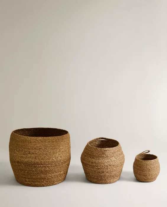 CESTA SEAGRASS en Marrón - Canastos, Uruguay | Zara Home, vista 2