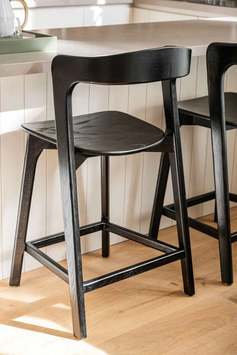 SILLA DE BAR BONHAM - NEGRA en Negro - Sillas, Uruguay | La Iberica, vista 6