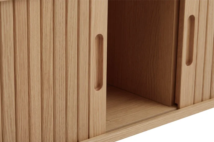 Mueble TV LYNGVIG 120cm 2 puertas persia roble nat en Madera natural - Muebles para TV, Uruguay | JYSK, vista 3