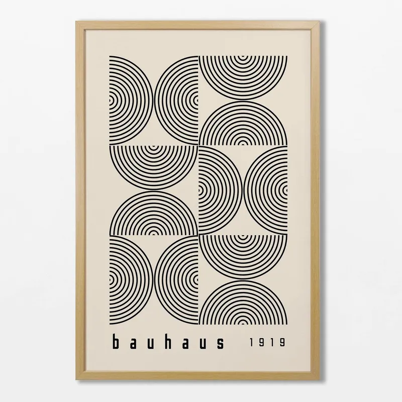 Bauhaus - Black & white N.02 - Láminas, Uruguay | La Cuadrería