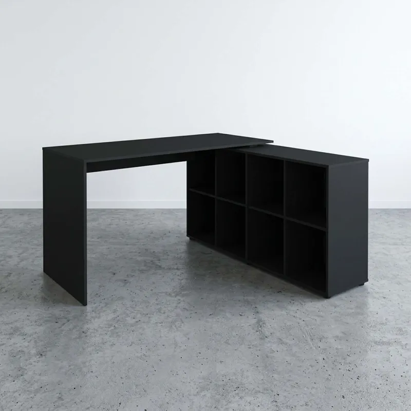 Escritorio Gamer Mdf Negro Nero en Negro - Escritorios, Uruguay | Divino