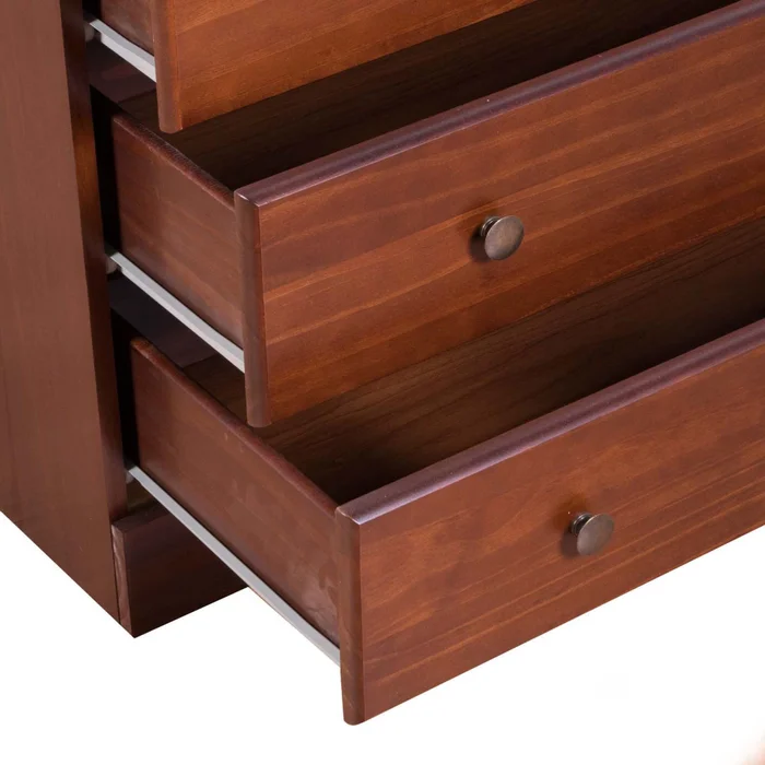 Cómoda 4 Cajones Madera Marron Agata Ii en Marrón - Cómodas, Uruguay | Divino, vista 5