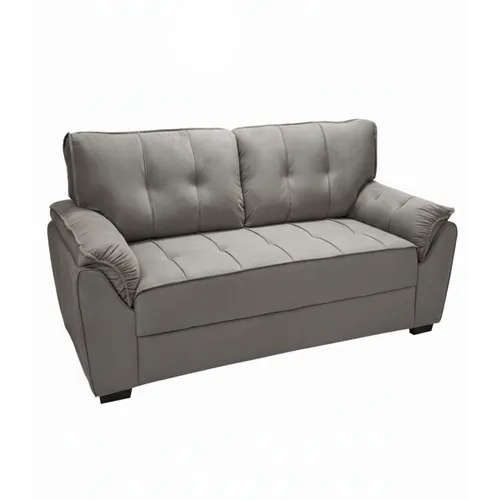 Sillón 2 Cuerpos - Montana veludo - Gris en Beige - Sillones y sofás, Uruguay | Rústico Hogar