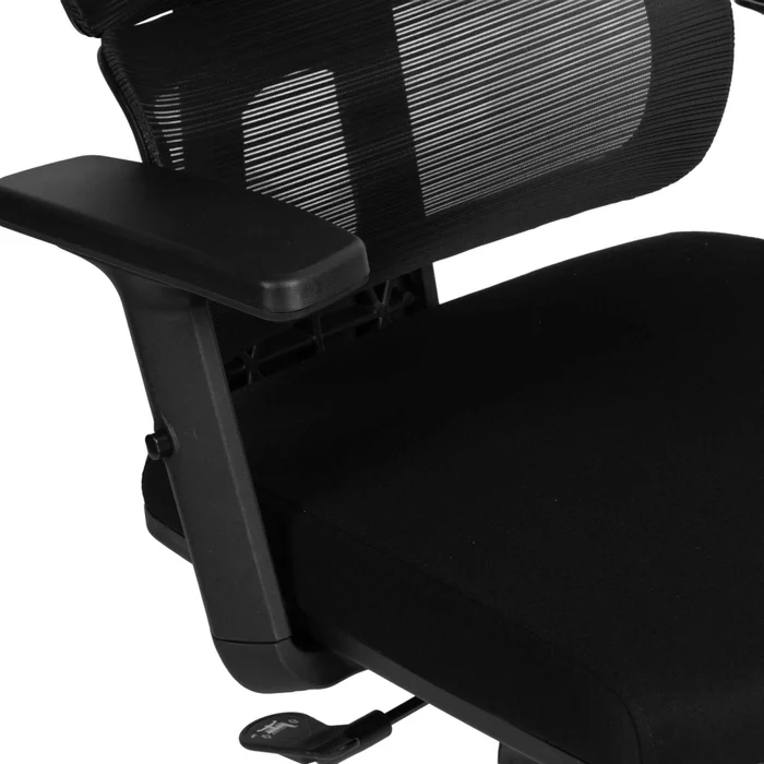 Silla De Oficina Malla Negro Aeris en Negro - Sillas de escritorio, Uruguay | Divino, vista 4