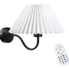 Lámpara Aplique De Pared Pantalla Plástica Plisada LED RGB - Iluminarás en Blanco - Lámparas de mesa, Uruguay | Iluminaras, vista 10 de 17