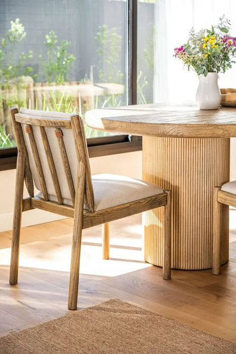 SILLA SAN FRANCISCO - FRESNO Y LINO en Beige - Sillas, Uruguay | La Iberica, vista 5