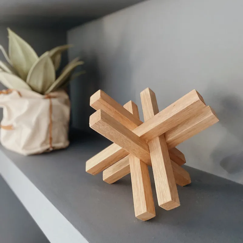 Adorno barras entrelazadas (24 cm) - Decoración, Uruguay | Dreams On Time