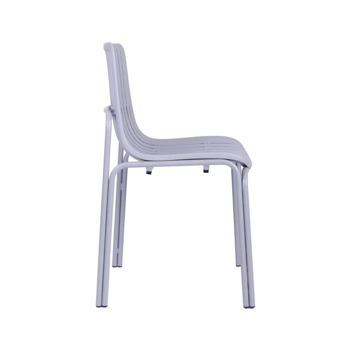 Silla De Comedor Polipropileno Gris Lisa en Gris - Sillas, Uruguay | Divino, vista 3