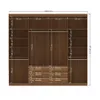 Ropero Placard 8 Puertas 6 Cajones Dormitorio Master Jatoba en Jatoba - Sillones y sofás, Uruguay | Soy Hogar, vista 7 de 8