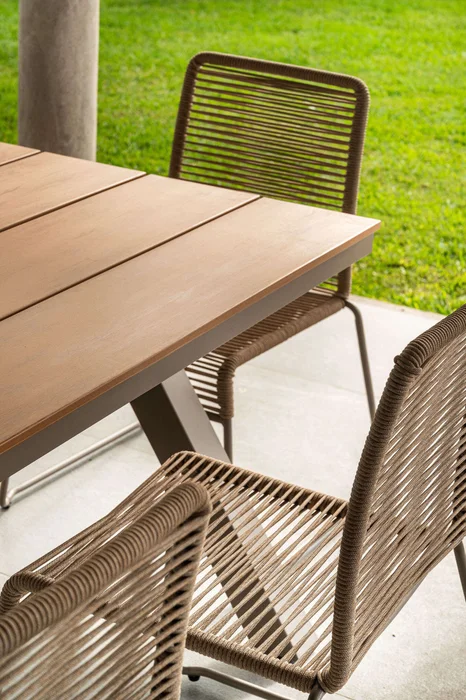MESA COMEDOR GRAFITO - EXTERIOR - 2.00 X 0.90 MTS en Gris - Muebles para el exterior, Uruguay | La Iberica, vista 8