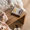 PIE DE CAMA / MESA ANGOSTA / BANCO OLMO NATURAL - 1.10 X 0.35 MTS en Madera natural - Butacas, banquetas y puffs, Uruguay | La Iberica, vista 11 de 19