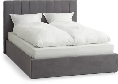 Estructura cama AGERFELD 2 Plazas 140x200 gris osc en Gris - Dormitorio, Uruguay | JYSK