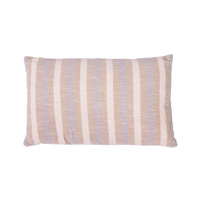 Almohadon Algodon Natural-beige Tres Rayas Beige en Beige - Textiles, Uruguay | Divino
