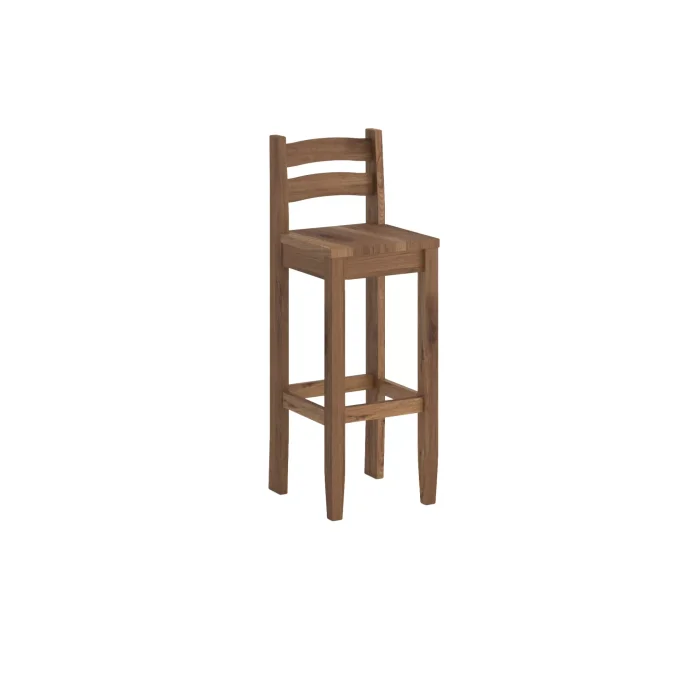 Banqueta Línea México - Color Nogal en Madera natural - Sillas, Uruguay | Concetto Casa