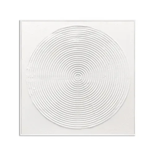 CUADRO CANVAS 80x80cm MARCO PINTURA CIRCULO - Decoración de pared, Uruguay | Koz