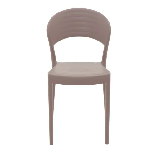 Silla Sissi Respaldo Cerrado en Polipropileno - Color beige - 92046/421 en Beige - Sillas, Uruguay | Champagne Home