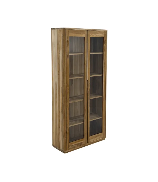 VITRINA OSLO en Madera natural - Bibliotecas, Uruguay | Más Infinito Casa