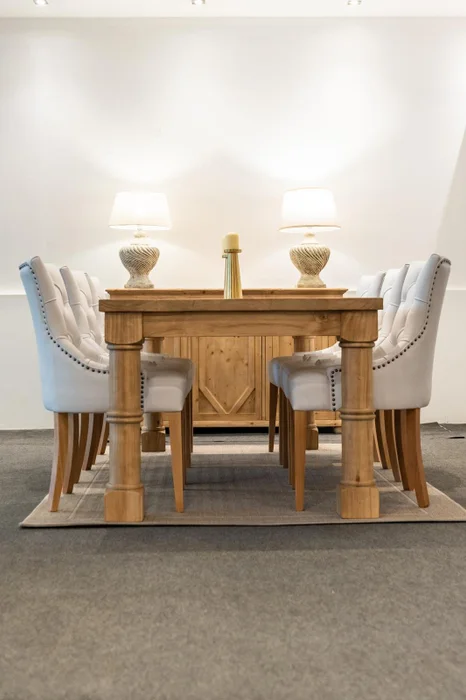 Juego De Comedor Paulina en Marrón - Mesas de comedor, Uruguay | Marvic