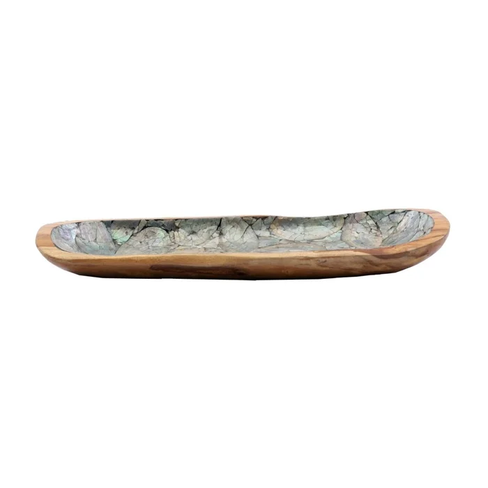 Bowl Naca 45*19*5, Madera Natural-beige Natural/gris en Madera natural - Decoración, Uruguay | Divino