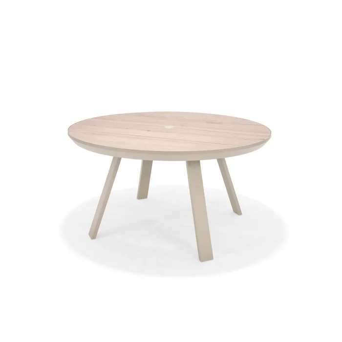 Mesa redonda de Patio Diámetro 119cm - Urbanite - Beige en Beige - Muebles para el exterior, Uruguay | Rústico Hogar