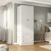 Placard 2 Puertas Mdf Blanco Americano Plus en Blanco - Roperos y placares, Uruguay | Divino, vista 3 de 4