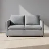 Sofá 2 Cuerpos Tela Gris Amsterdam en Gris - Sillones y sofás, Uruguay | Divino, vista 1 de 7
