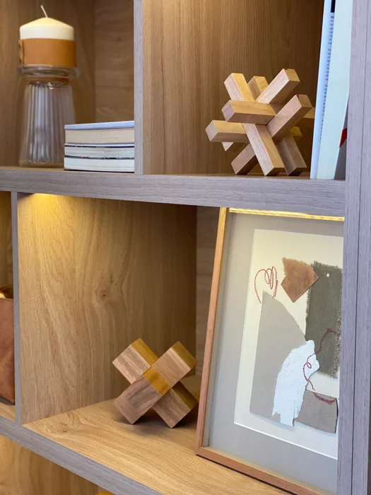 Figura geométrica en madera maciza - 3 cm (9cm) - Decoración, Uruguay | Dreams On Time, vista 21
