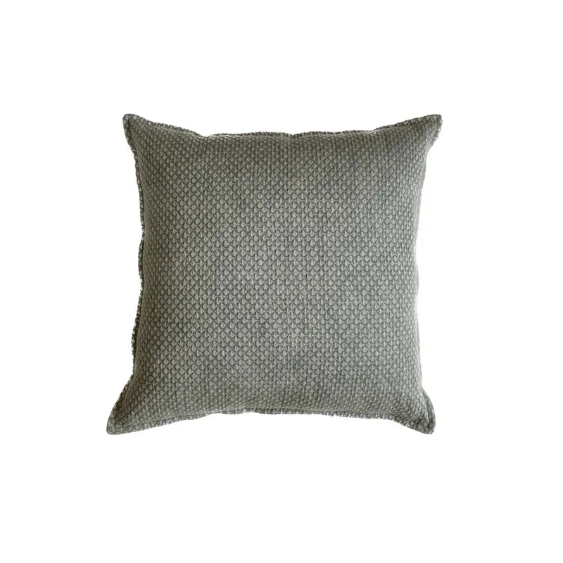Almohadón Gris Algodón Dioniso en Gris - Textiles, Uruguay | Divino
