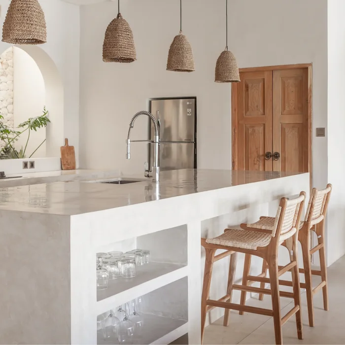 Banqueta de Teca Soraya | Casakos en Madera natural - Butacas, banquetas y puffs, Uruguay | Casakos, vista 4